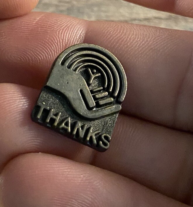 YMCA Thanks Lapel Pin 
