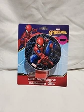 Spider-Man Marvel LED Super Hero Boy’s Plug-in Night Light New!