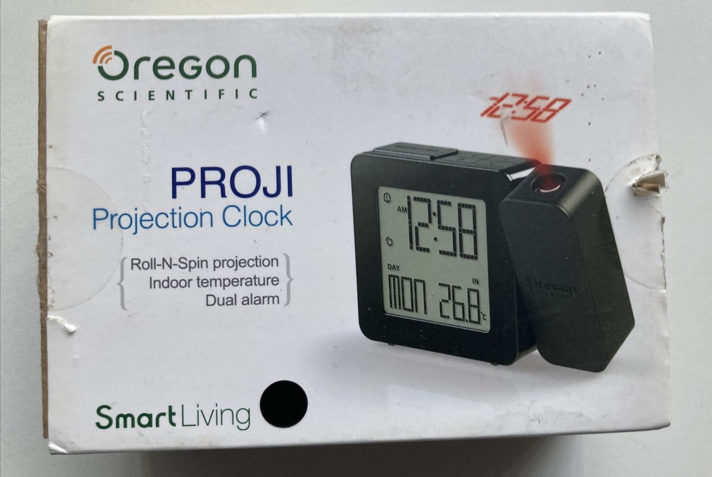 Oregon Scientific PROJI Battery Radio Controlled Projection Clock with
