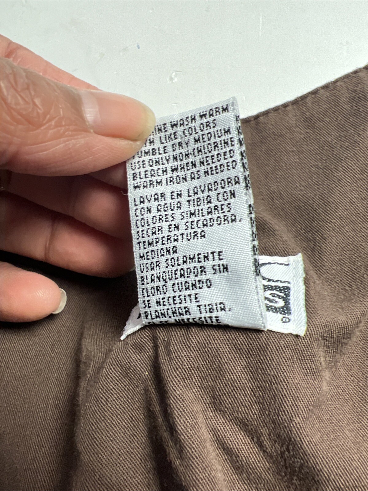 Basic Editions Brown Cotton Button Down Shirt Dre… - image 6