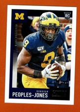2019-20 Score Football Donovan Peoples-Jones RC #422 Michigan Wolverines