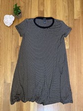 Forever 21 Basic Striped Shirt Dress Super Soft And Stretchy Size S