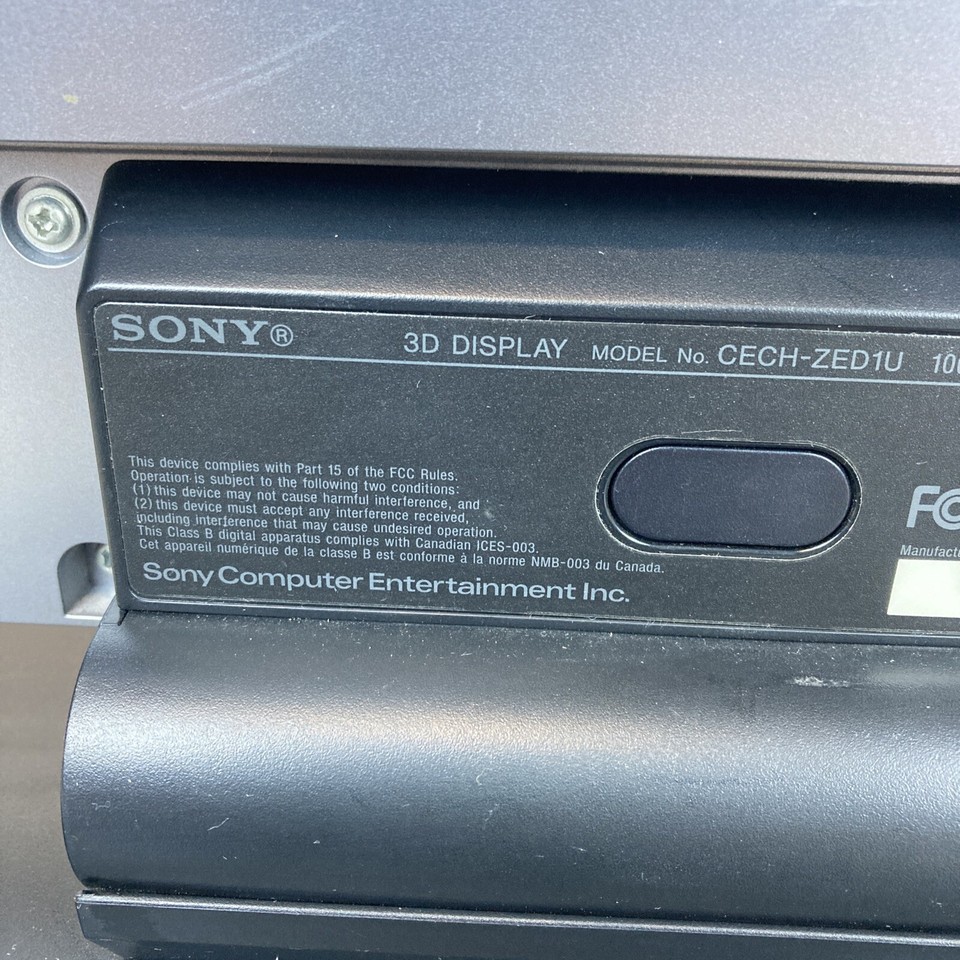 Sony PlayStation 24” 3D Display Monitor TV 1080p CECHZED1U Tested Working eBay
