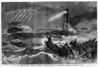 LIGHT-HOUSE, PIRATE SHIP-WRECK, LIFE SAVING WRECKERS