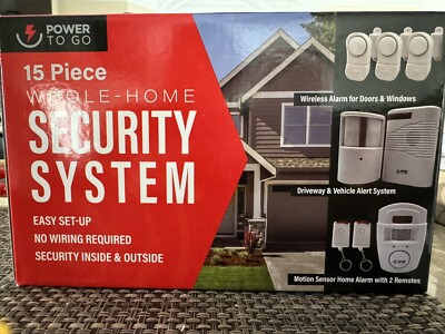 Security System Whole Home  Protection by Action Products Power to Go 15 Piece