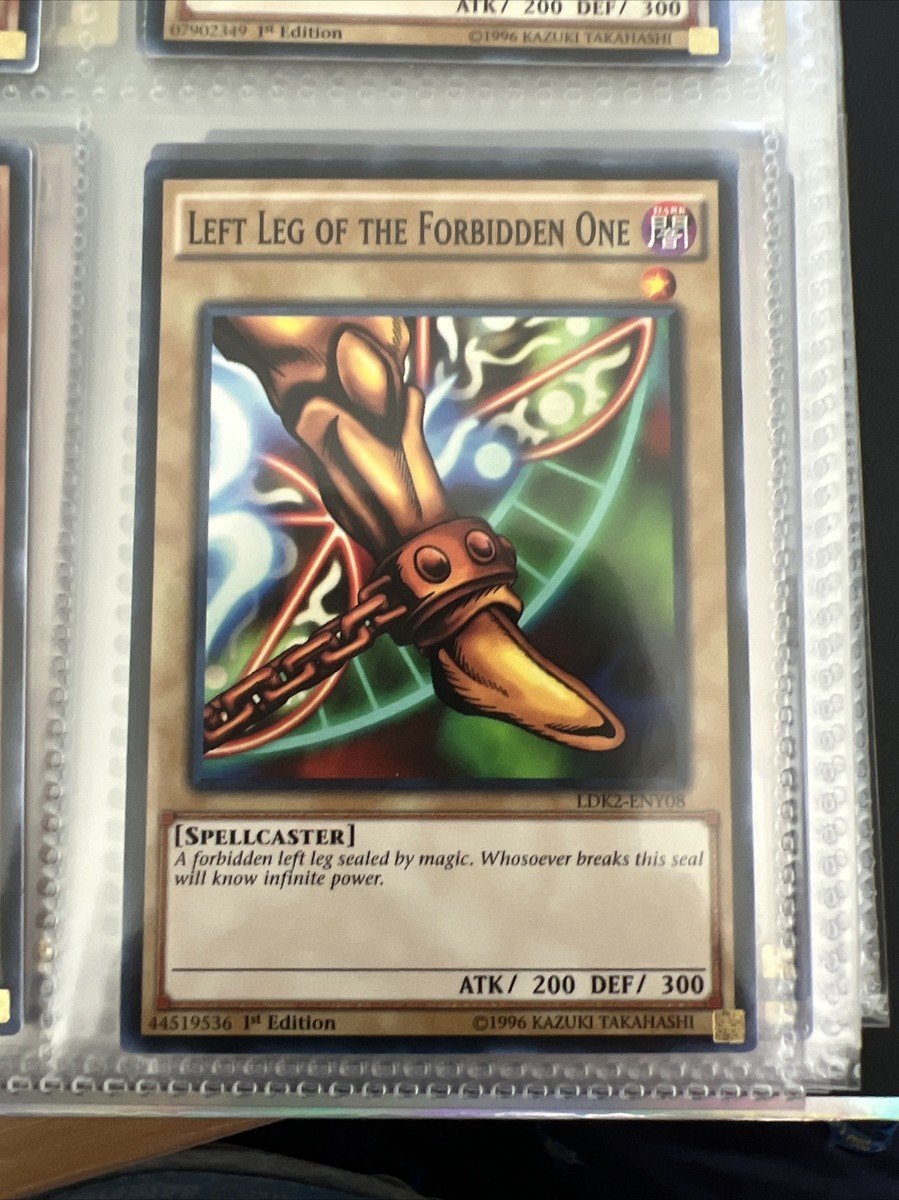 ULTRA RARE Exodia The Forbidden One (5 Card Set) YGLD 1st Edition Holo  Yugioh | eBay