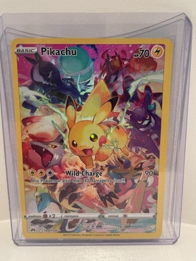 Pokemon - Pikachu 160/159 - Crown Zenith - Secret Rare Card