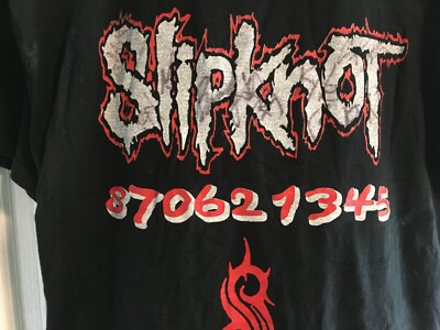 Original 2001 Slipknot Pledge Of Allegiance Tour Shirt XL In Great