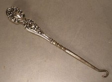 Sterling Handled Button Hook