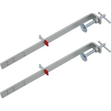 Neilsen 2pc Bricklaying Profile Clamp Brick DIY Clamps 350mm 14" T Blot