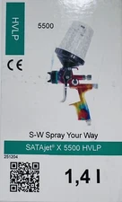 SATAjet X 5500 HVLP 1.4 I Standard Spray Gun W/RPS Cups -Limited Special Edition