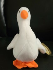 TY Beanie Babies Gracie the Swan NEW Rare Retired Plush Toy Baby PVC Collectible