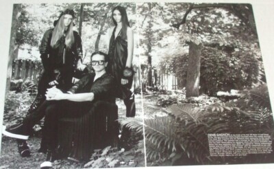 Denis Gagnon LUCIAN Matis FULL PAGED magazine CELEBRITY CLIPPINGS photos article