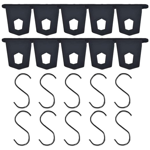 8Pcs RV Awning Hooks Awning Hooks for Lights RV Party Light Hangers S Shape E...
