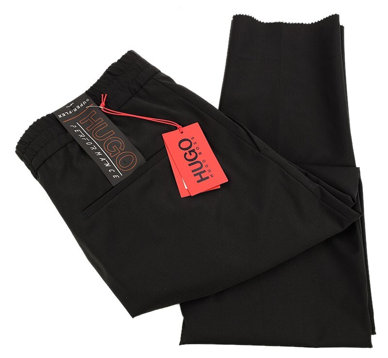 HUGO Herren Trousers Flat – Moderne Hose Aus 95% Polyamid, 5% Elasthan