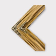 11 X 14 In Stock-Traditional compo ornate wood frame, Pecan Stain, wood picture.