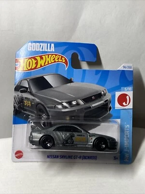 HOT WHEELS Hotwheels 1/64 🇨🇵 Nissan skyline GT-R R33, mainline 2024 #5/10, "godzilla"