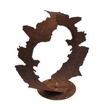 Dekofigur Gartendeko Edelrost Skulptur Gartenskulptur Rost Figur Dekoration Deko