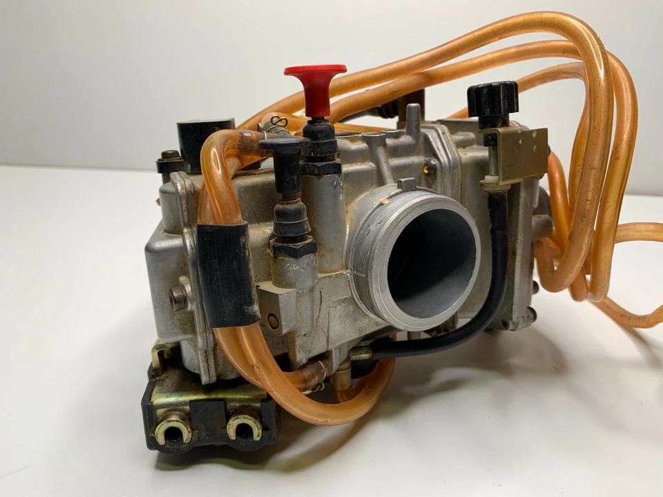 Carburador de motor Husqvarna TE250 TE 250 2005 05 cuerpo del acelerador de carburador Keihin CRF Foto 4 de 4