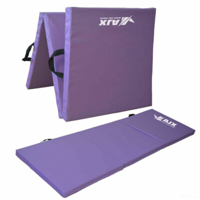 Tri faltbare Übungsmatte Fitnessstudio Training rutschfest gepolstert Yoga dicke Matten