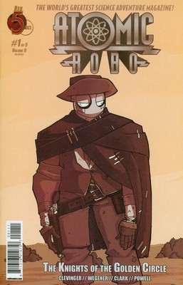 ATOMIC ROBO KNIGHTS O/T GOLDEN CIRCLE #1-5 im Paket! | komplette Serie (Volume 0