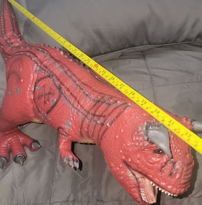 Disney Parks Dinoland Animal Kingdom Carnotaurus Dinosaur Large Soft Latex  - 34”