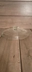 PYREX G1C Round Clear Glass Replacement Ribbed Lid PYREX- 9" Diameter