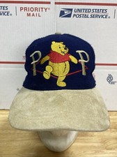 VTG Disney Store 1990's 90's Winnie the Pooh Adult Size 'Pop' Hat Cap WOOL