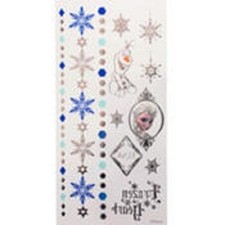 Disney Frozen Elsa Metallic Jewelry Temporary Tattoos 2 Sheets