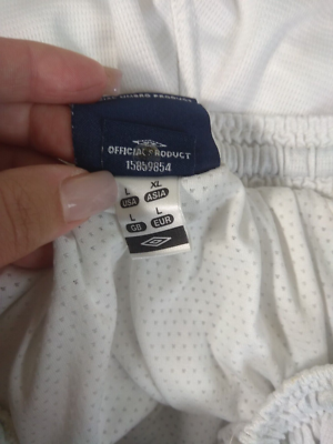 Short De Foot Umbro Angleterre Domicile Blanc - Homme Taille 2XL - Occasion