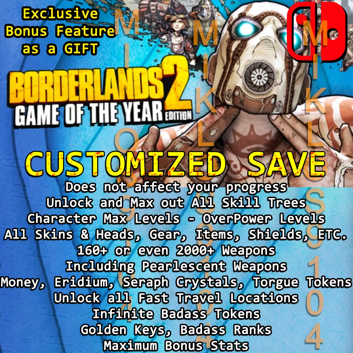 Borderlands 2 2025 switch