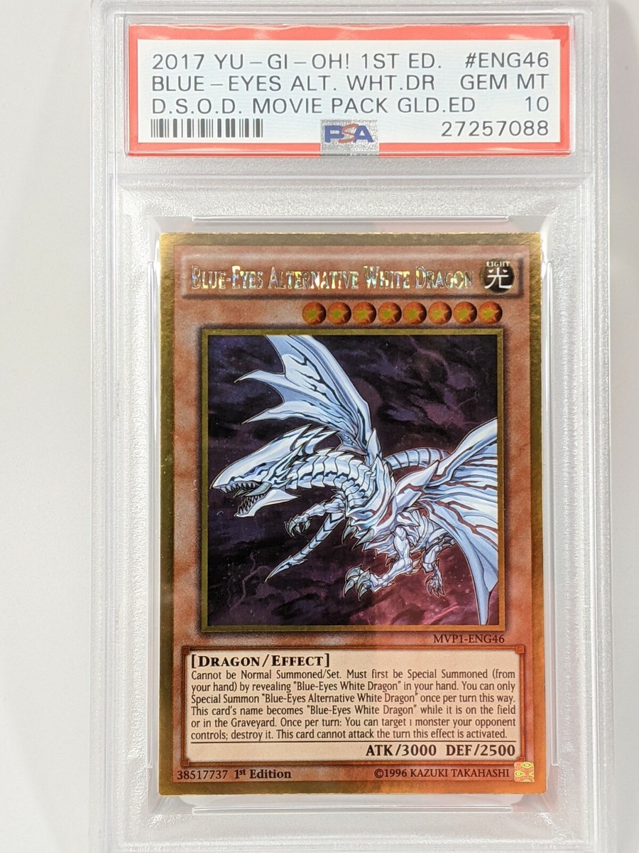 YuGiOh 2017 Blue-Eyes Alternative White Dragon DSOD 1st Ed MVP1