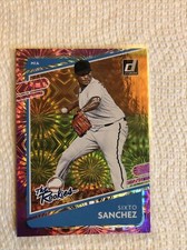2021 Panini Donruss The Rookies Pink Fireworks Sixto Sanchez #TR8 Rookie RC