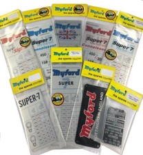 New Myford Super 7 Connoisseur Sigma Main Drive Guard Speed Charts, Nameplates 
