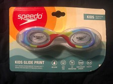 Speedo Kids Glide Print Goggle - Rainbow - Ages 3-8, One Size