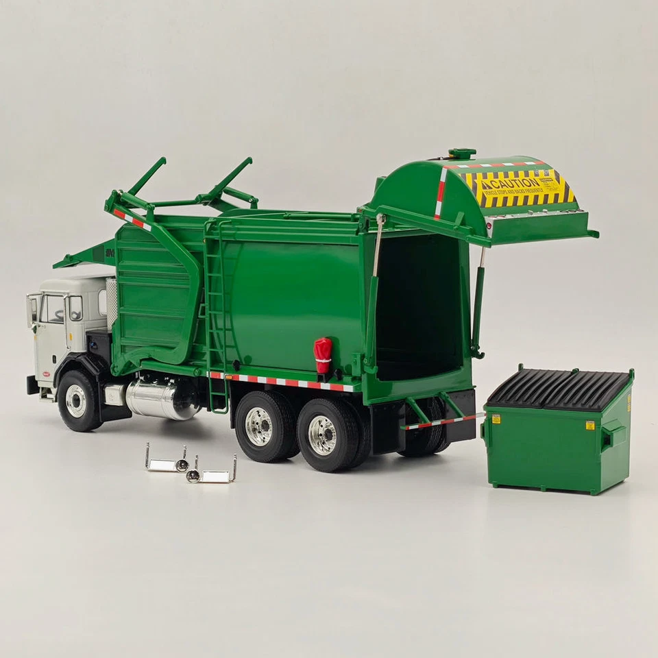 1/34 FIRST Peterbilt 520 Wittke Front End Loader Refuse Truck 10-4195 - Image 2 of 4