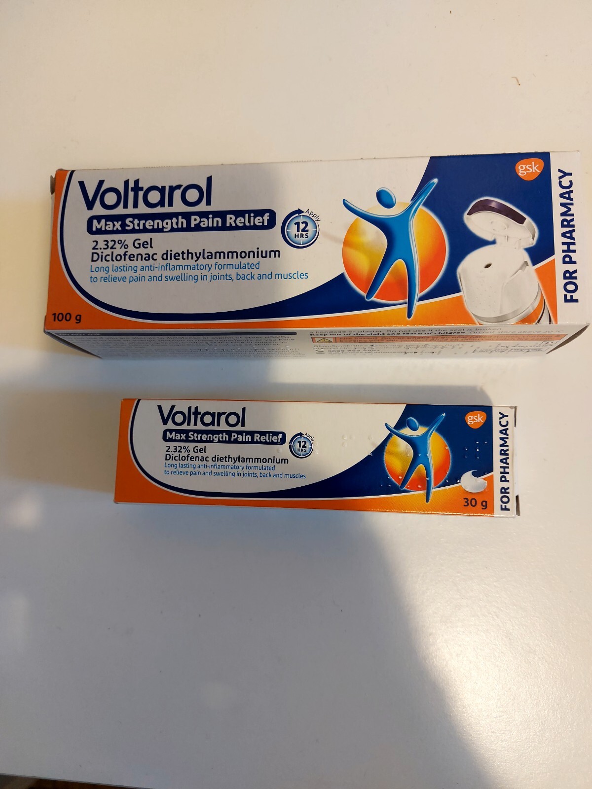 Voltarol 12 Hour Pain Relief Gel 100g. All Day Relief Joint Pain Gel