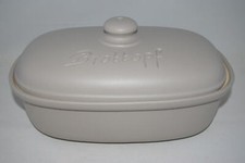 Brottopf 30 cm Persa grau Oval , Steinzeug Westerwald