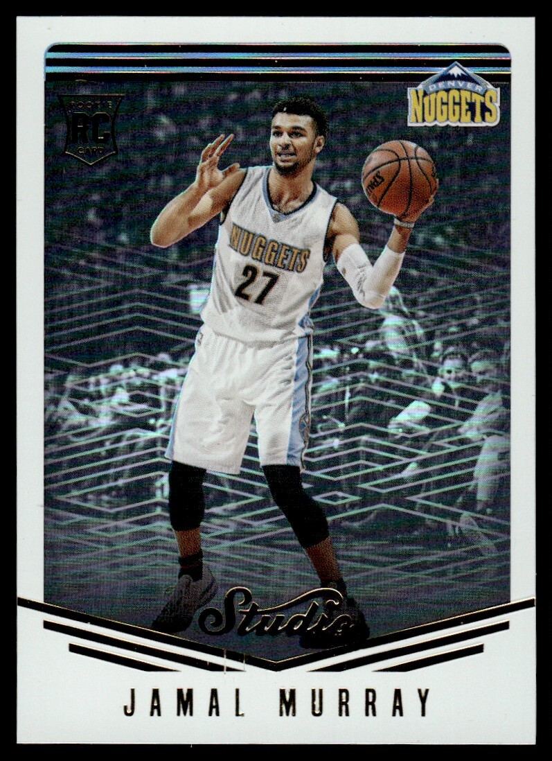 2016-17 Panini Studio Jamal Murray Rookie Denver Nuggets #86