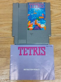NES Lot Of 7 Games & Game Genie - Beetle Juice, Mario Duck Hunt, Jaws, Tetris 