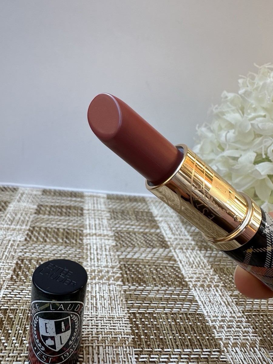 Estee Lauder Limited-Edition Matte Lipstick in -Tartan Tawny Full