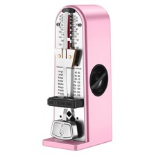 Mechanical Metronome for Piano Guitar Bass Violin Drums Loud Precision Pink