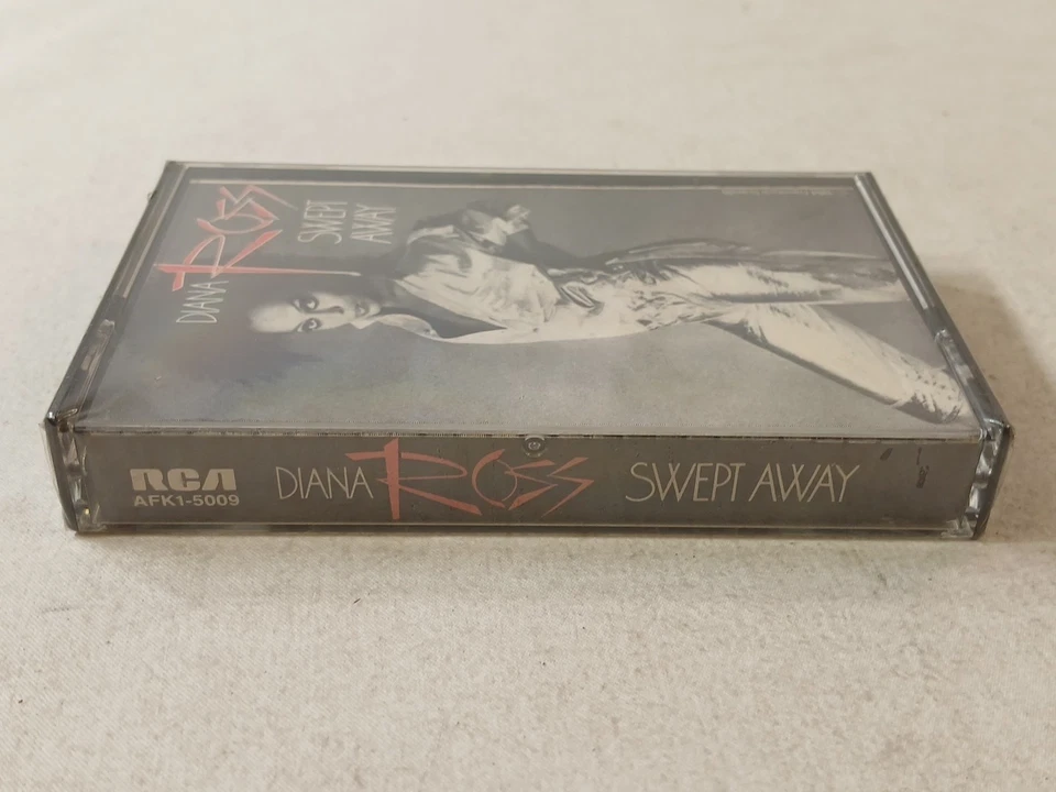 Diana Ross Swept Away SEALED Cassette Tape 1984 RCA Records Foto 3 de 4