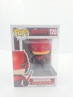 Funko Pop #120 Daredevil Marvel Netflix Red Suit Figure Vinyl Collectible VG