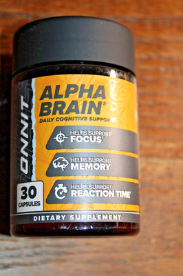 Onnit Alpha Brain Daily Cognitive Support Capsules - 30 Count - Exp 04/27