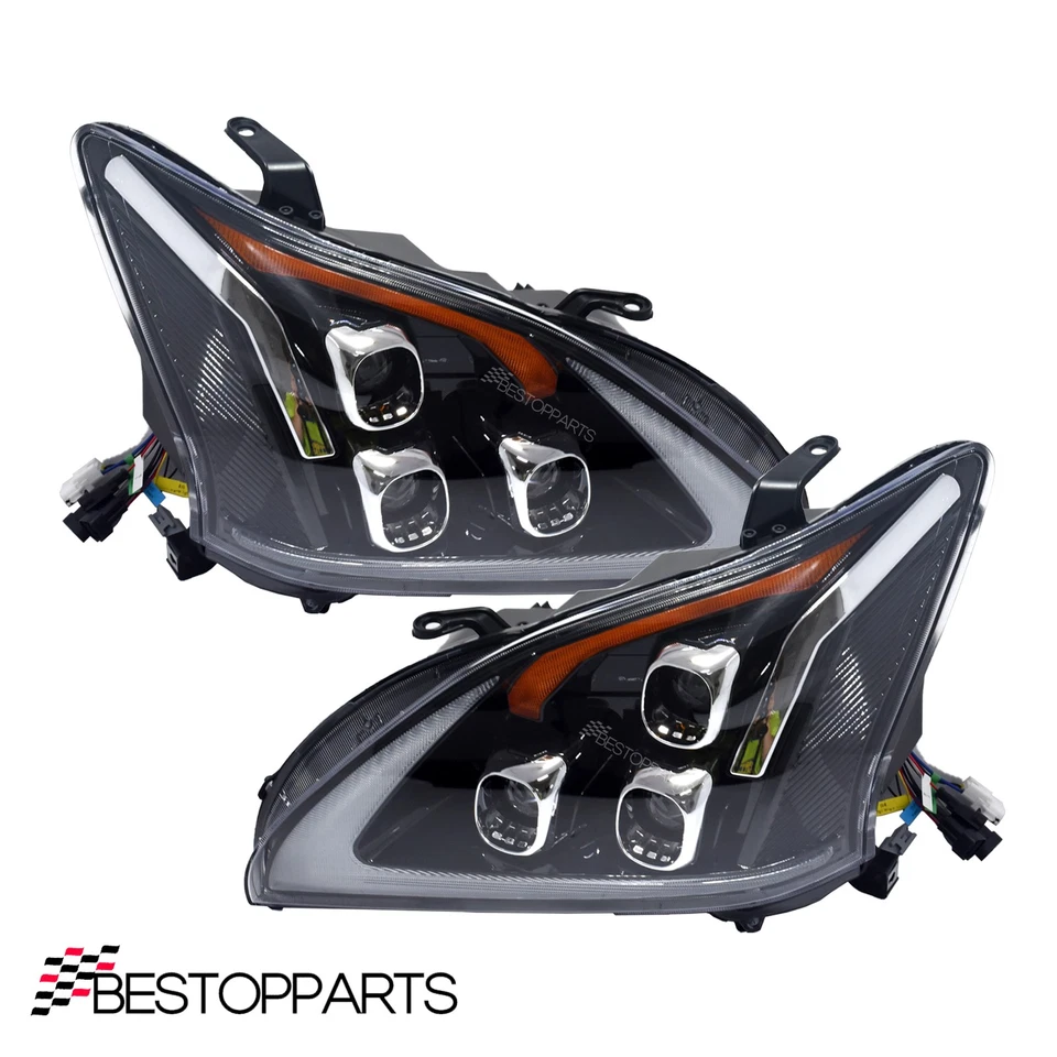 LED Headlight For Lexus RX330 RX350 RX400h 2003-09 Headlamp Assembly Left&Right Foto 2 de 4