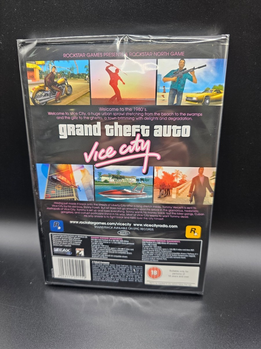 GTA Vice City PC版 オリジナルパッケージ付き Grand Theft Auto Vice City PC NEW Sealed UK Version | eBay