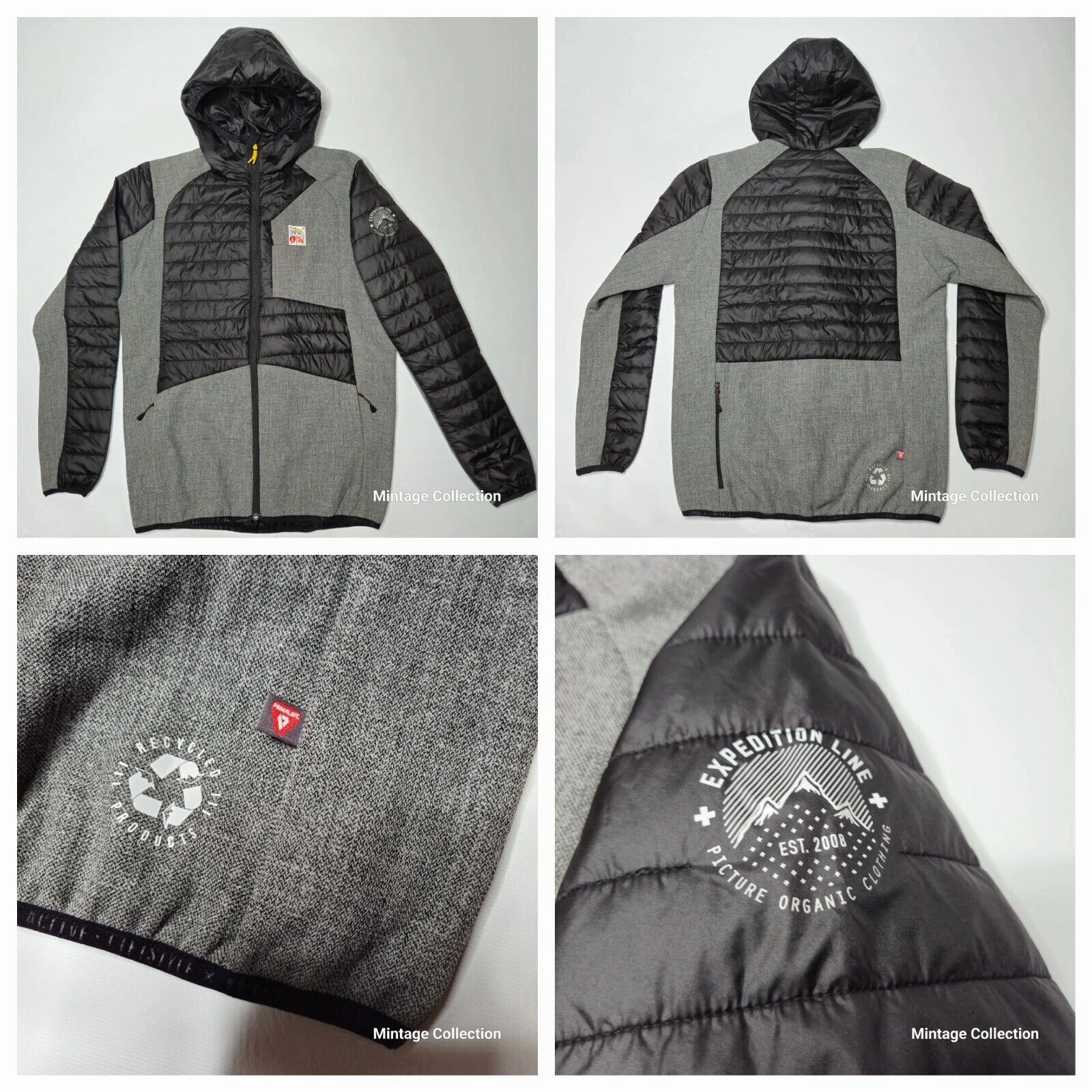 PICTURE ORGANIC CLOTHING MEN'S INFUSE MIDLAYER SNOW SKI INSULATED JACKET SIZE L