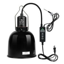 Reptile Light Fixture, 5.5 Inch Dome Lamp Fixture with Reptile Heat Lamp Bulb...