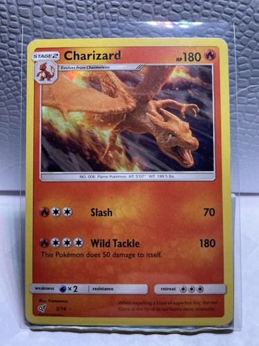 Charizard 5/18 Detective Pikachu set Holo Pokemon TCG